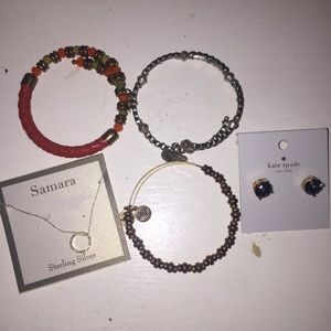 JEWELRY LOT // 5 pieces ALEX AND ANI KATE SPADE